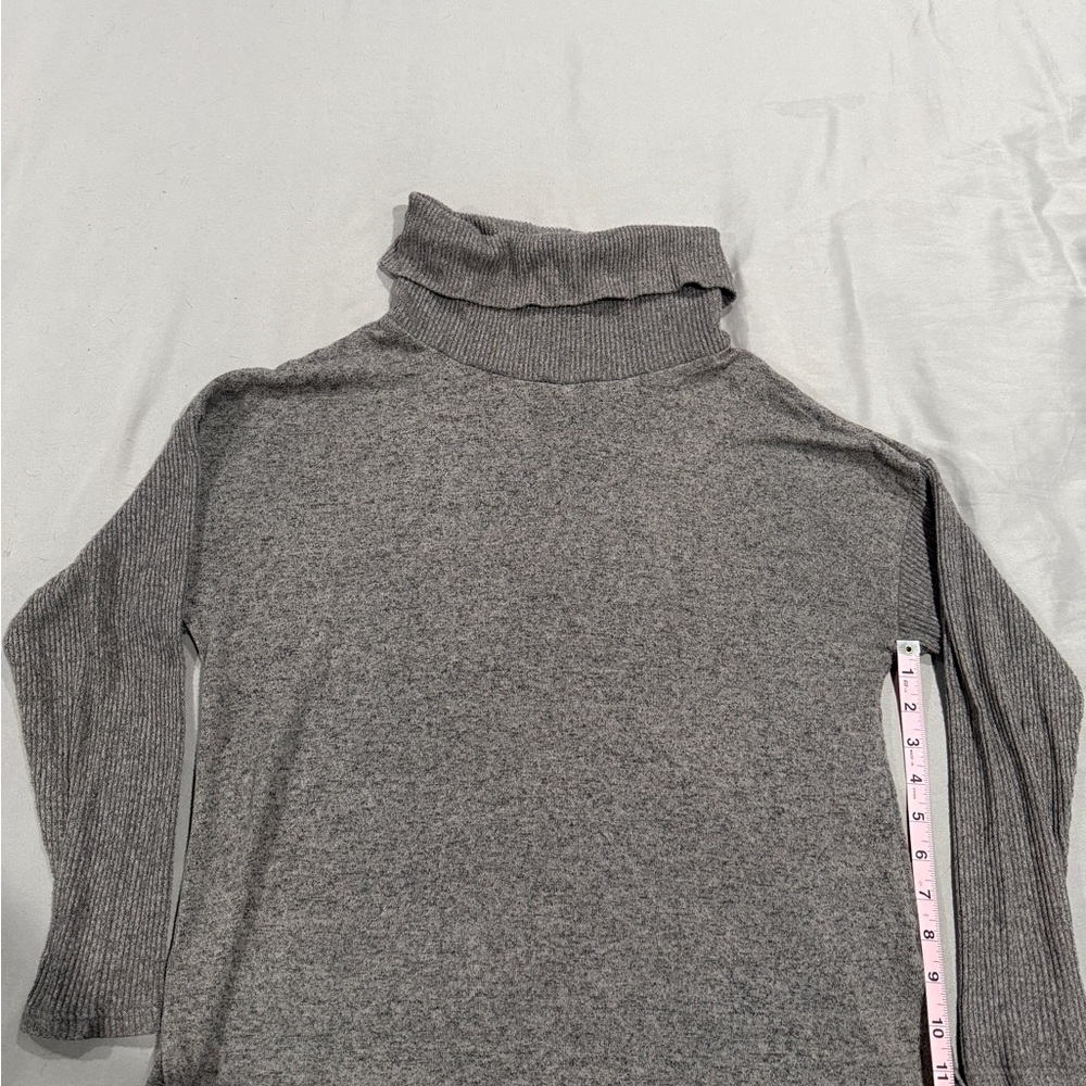 Lush Charcoal Cowl Neck Sweater Womens size s